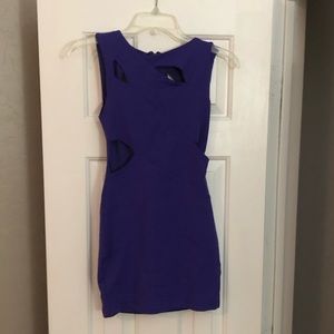 Bebe Cocktail Dress w/ cutouts size xs